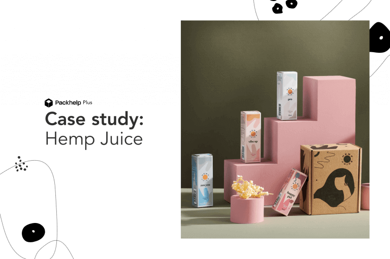 Hoe Hemp Juice trouw bleef aan zijn eco-missie en zijn verpakkingskosten verlaagde met 25% met Packhelp Plus